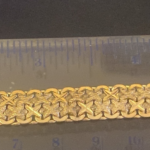 Bracelet “Star” unisex design for women and men Solid pure Gold 21.7 gr 14K - Picture 12 of 13